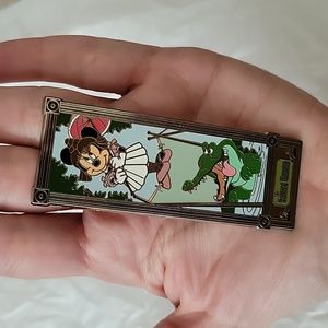 Disney Parks Haunted Mansion Tightrope Girl Stretching Portrait Pin Minnie Mouse